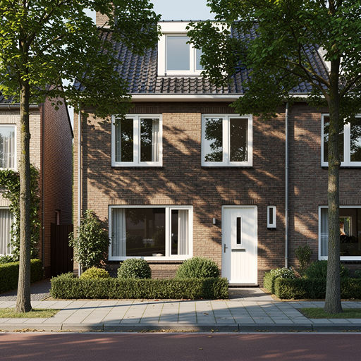 foto van ouderwetse huizen