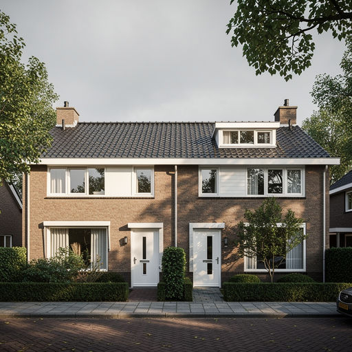 foto van ouderwetse huizen