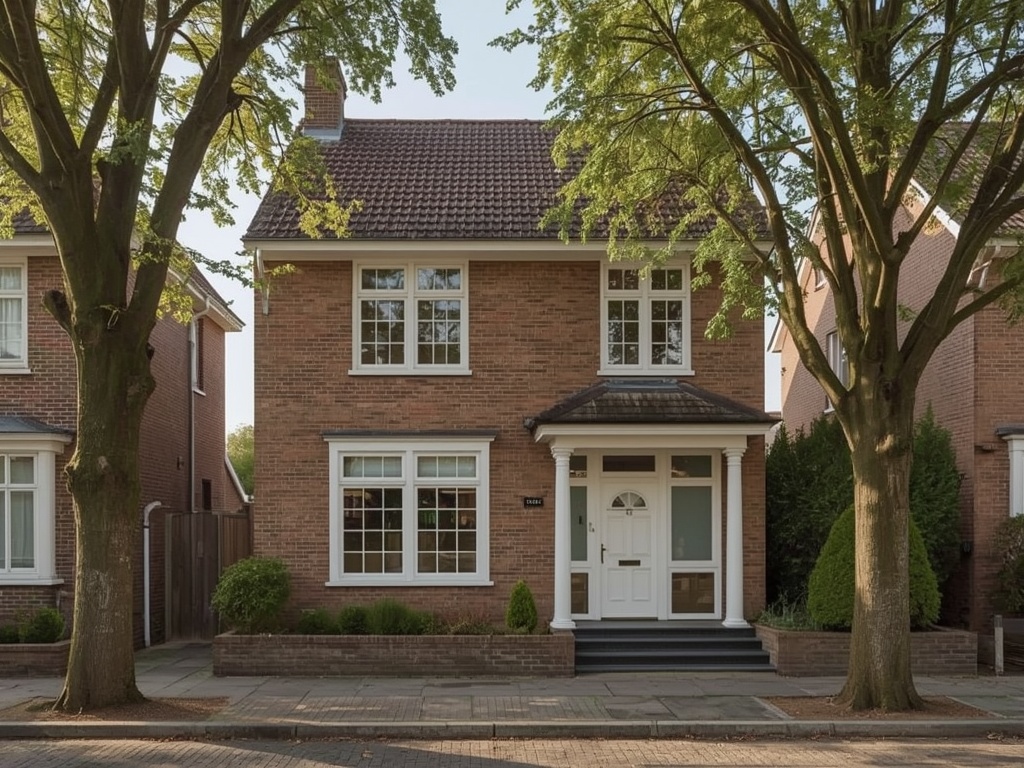 foto van ouderwetse huizen