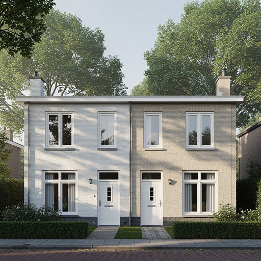 foto van ouderwetse huizen