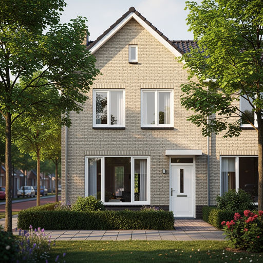 foto van ouderwetse huizen