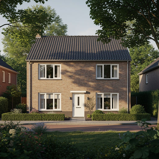 foto van ouderwetse huizen