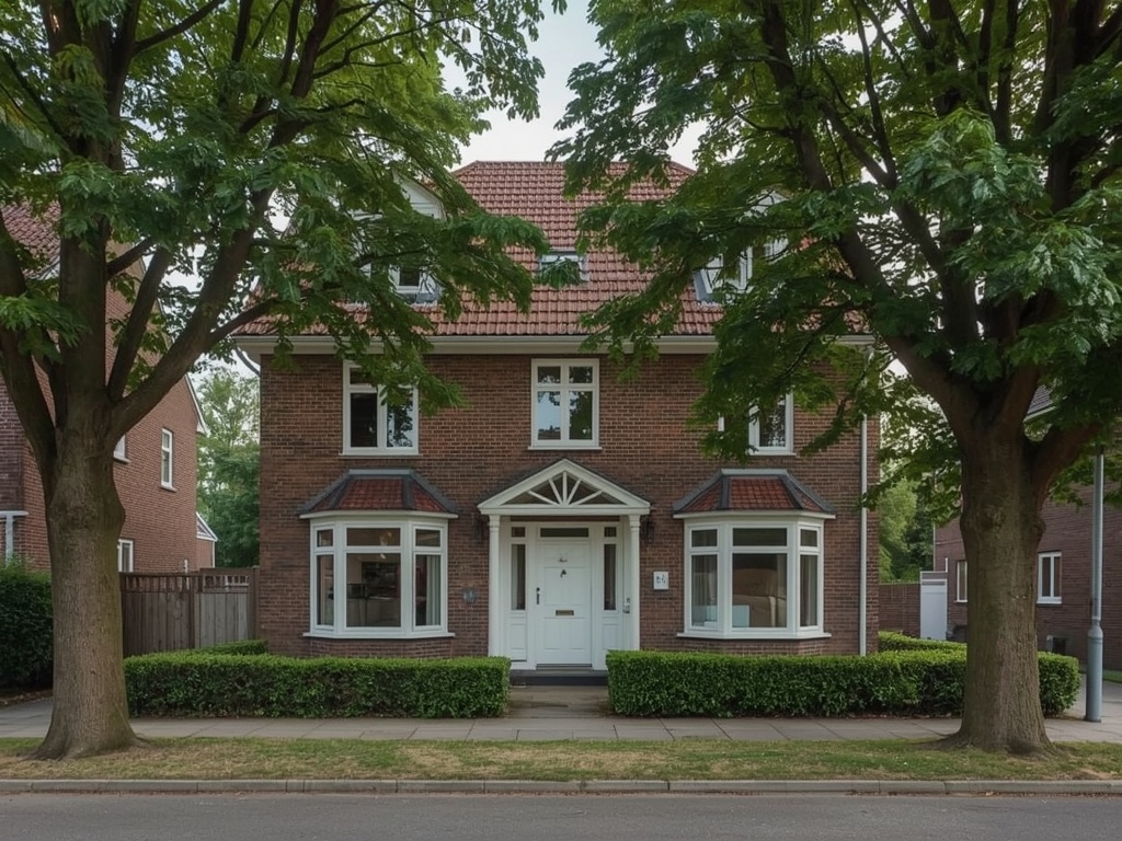 foto van ouderwetse huizen