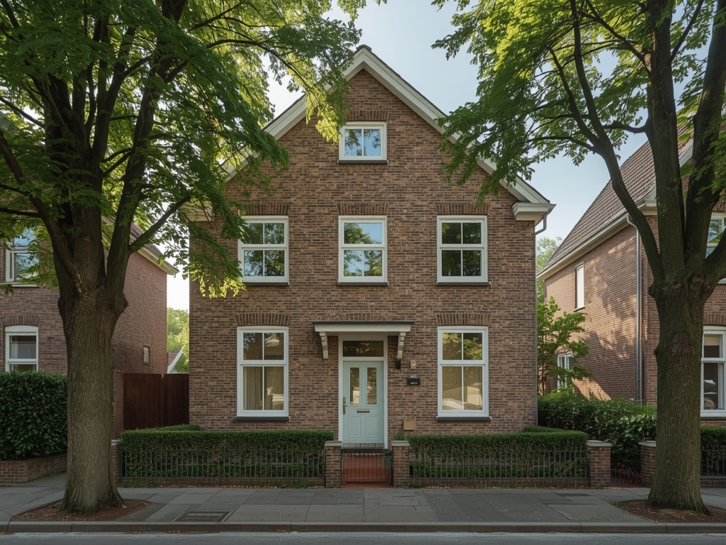 foto van ouderwetse huizen