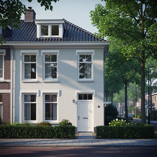 foto van ouderwetse huizen