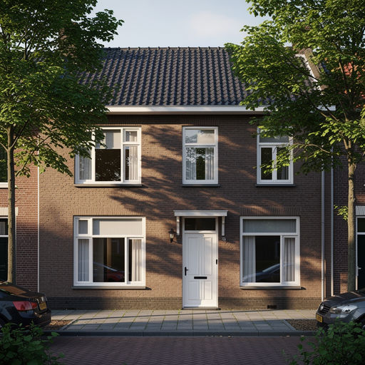 foto van ouderwetse huizen