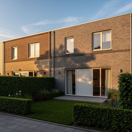 Monteur plaatst een kunststof schuifpui bij een woning in Oosterhout